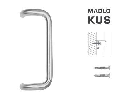 FT - MADLO kód K38 Ø 32 mm ST ks  NEM - nerez matná (F60)