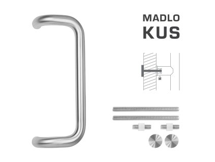 FT - MADLO kód K38 Ø 32 mm UN ks  NEM - nerez matná (F60)