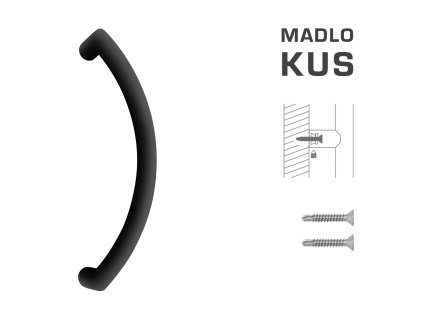 FT - MADLO kód K39 Ø 32 mm ST ks  CIM - čierna matná (FNO)