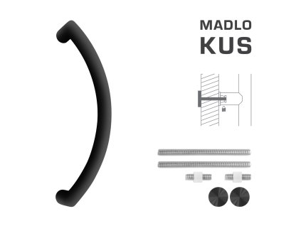 FT - MADLO kód K39 Ø 32 mm UN ks  CIM - čierna matná (FNO)
