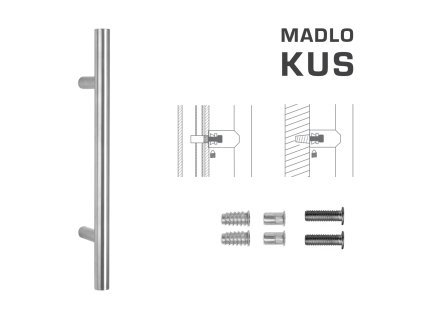 FT - MADLO kód K00 Ø 30 mm SP ks  NEM - nerez matná (F60)