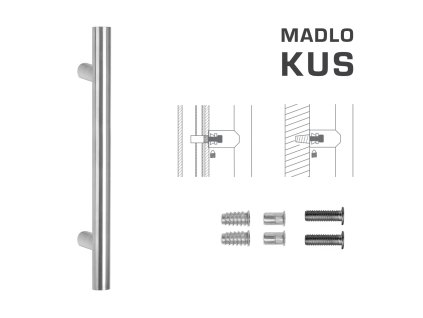 FT - MADLO kód K00 Ø 35 mm SP ks  NEM - nerez matná (F60)
