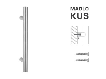 FT - MADLO kód K00 Ø 35 mm ST ks  NEM - nerez matná (F60)