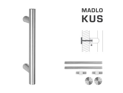 FT - MADLO kód K00 Ø 25 mm UN ks  NEM - nerez matná (F60)