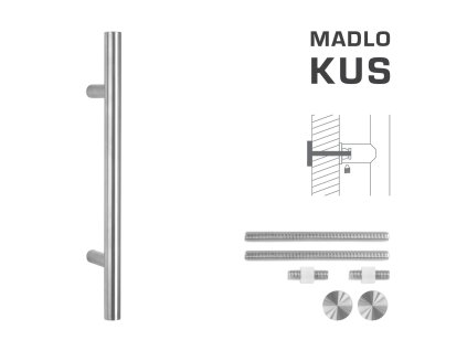 FT - MADLO kód K00 Ø 30 mm UN ks  NEM - nerez matná (F60)