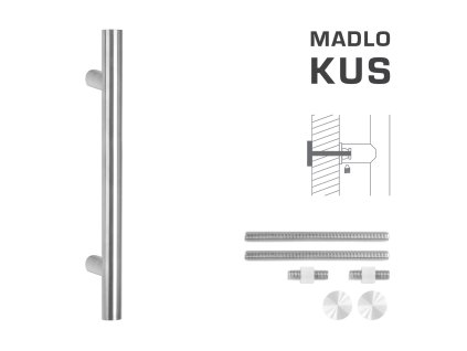 FT - MADLO kód K00 Ø 35 mm UN ks NEM - nerez matná (F60)