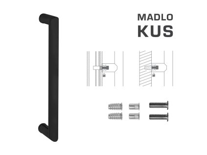 FT - MADLO kód K02 Ø 25 mm SP ks  CIM - čierna matná (FNO)