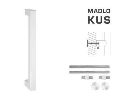 FT - MADLO kód K02K 25x25 mm UN ks  BIM - biela matná (FBO)