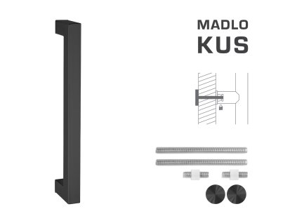 FT - MADLO kód K02K 25x25 mm UN ks  CIM - čierna matná (FNO)