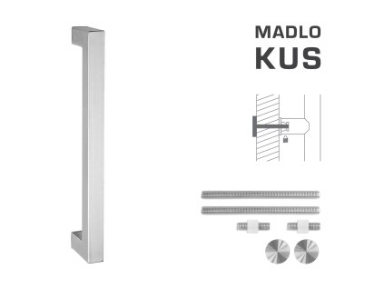 FT - MADLO kód K02K 25x25 mm UN ks  NEM - nerez matná (F60)