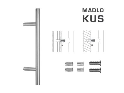 FT - MADLO kód K10 Ø 30 mm SP ks  NEM - nerez matná (F60)