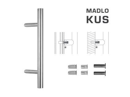 FT - MADLO kód K10 Ø 35 mm SP ks  NEM - nerez matná (F60)