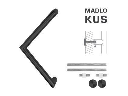 FT - MADLO kód K14 Ø 30 mm UN ks  CIM - čierna matná (FNO)