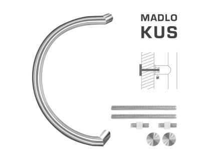FT - MADLO kód K16 Ø 30 mm UN ks  NEM - nerez matná (F60)