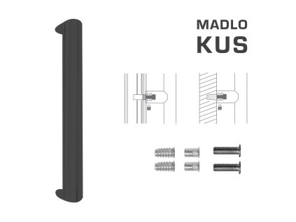 FT - MADLO kód K40 40x20 mm SP ks  CIM - čierna matná (FNO)