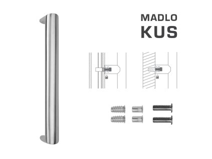 FT - MADLO kód K40 40x20 mm SP ks  NEM - nerez matná (F60)