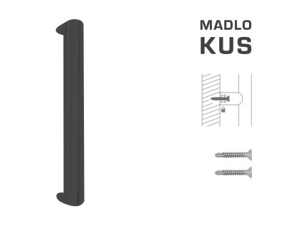 FT - MADLO kód K40 40x20 mm ST ks  CIM - čierna matná (FNO)
