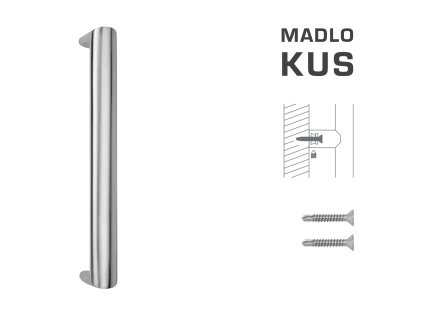 FT - MADLO kód K40 40x20 mm ST ks  NEM - nerez matná (F60)