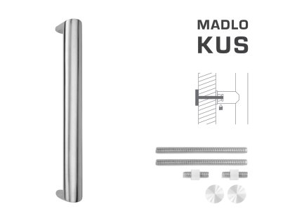 FT - MADLO kód K40 40x20 mm UN ks  NEM - nerez matná (F60)