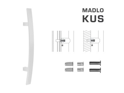 FT - MADLO kód K41C 40x10 mm SP ks  BIM - biela matná (FBO)
