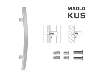 FT - MADLO kód K41C 40x10 mm SP ks  NEM - nerez matná (F60)