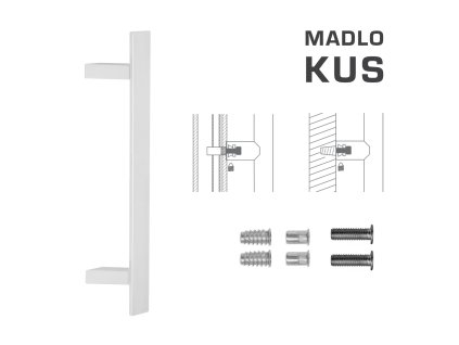 FT - MADLO kód K41Z 40x10 mm SP ks  BIM - biela matná (FBO)