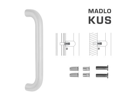 FT - MADLO kód K01 Ø 32 mm SP ks  BIM - biela matná (FBO)