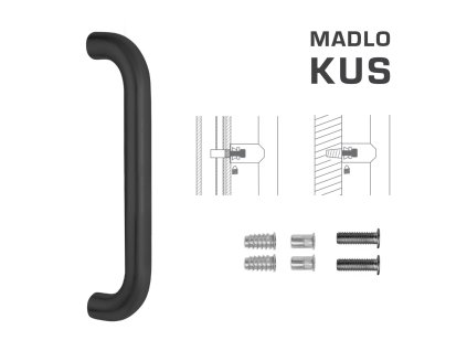 FT - MADLO kód K01 Ø 32 mm SP ks  CIM - čierna matná (FNO)