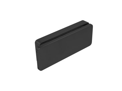 MPK -  UNIQUE R8 - Protikus k zámku na sklenené dvere  CIM - čierna matná (PBK-MS)