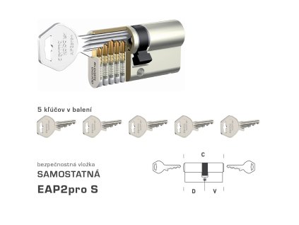 DK - EAP2pro S  NIM - nikel matný