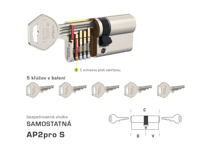 DK - AP2pro S  NIM - nikel matný