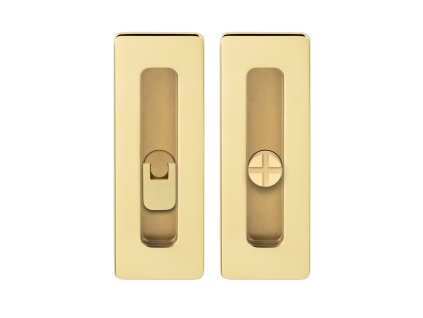 TI - Mušľa na posuvné dvere - 4181 5S - WC  ZLL - zlatá lesklá (01)