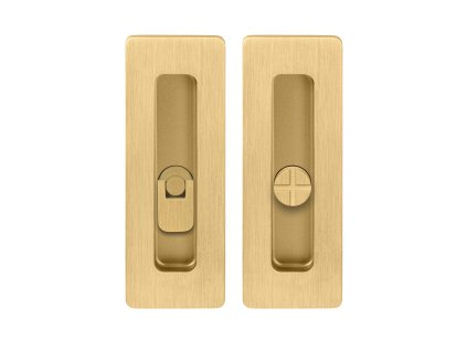 TI - Mušľa na posuvné dvere - 4181 5S - WC  ZLM.LL - zlatá matná (158)