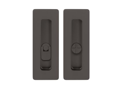 TI - Mušľa na posuvné dvere - 4181 5S - WC  GRM - grafit matný (141)