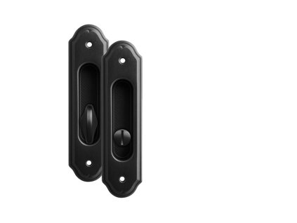 FO - Mušľa rustikálna PIBS - WC  CIM - čierna matná (N52)