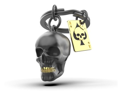 MTM - KĽÚČENKA - Lebka čierna