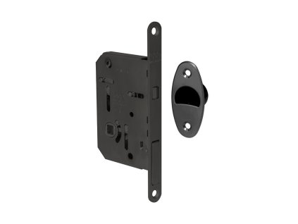 AGB - Zámok SCIVOLA TRE CLASS - WAVE WC  CIM - čierna matná (93)