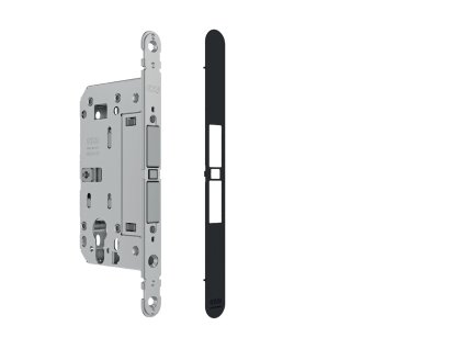 AGB - Magnetický zámok TOUCH & CLOSE PZ s krytkou - 60  CIM - čierna matná (93)