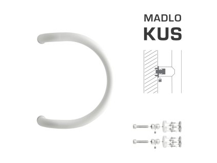 WA - MADLO M1 WA/B-D-DREVO ks  BIL - biela lesklá (RAL 9016)