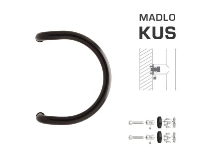 WA - MADLO M1 WA/B-D-DREVO ks  HNM.T - hnedá matná tmavá (RAL 8019)