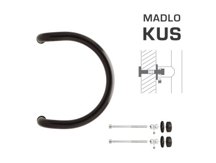 WA - MADLO M1 WA/C-DHP ks  HNM.T - hnedá matná tmavá (RAL 8019)