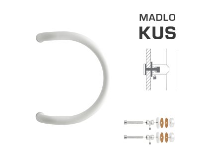 WA - MADLO M1 WA/C-S-SKLO ks  BIL - biela lesklá (RAL 9016)