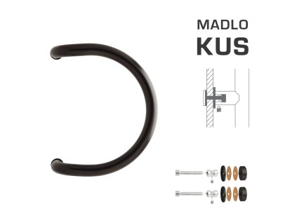 WA - MADLO M1 WA/C-S-SKLO ks  HNM.T - hnedá matná tmavá (RAL 8019)