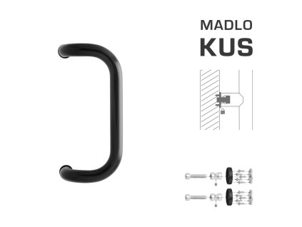 WA - MADLO M2 WA/B-D-DREVO ks  CIM - čierna matná (RAL 9005)