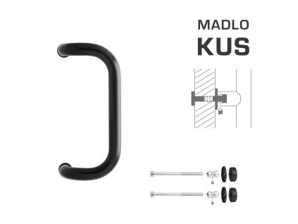 WA - MADLO M2 WA/C-DHP ks  CIM - čierna matná (RAL 9005)