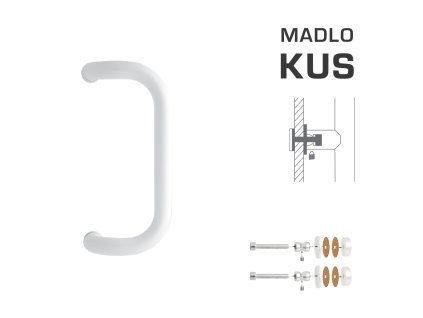 WA - MADLO M2 WA/C-S-SKLO ks  BIL - biela lesklá (RAL 9016)