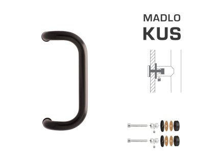 WA - MADLO M2 WA/C-S-SKLO ks  HNM.T - hnedá matná tmavá (RAL 8019)