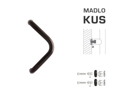 WA - MADLO M6 WA/B-D-DREVO ks  HNM.T - hnedá matná tmavá (RAL 8019)