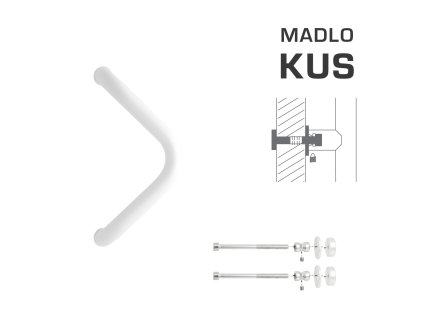 WA - MADLO M6 WA/C-DHP ks  BIL - biela lesklá (RAL 9016)