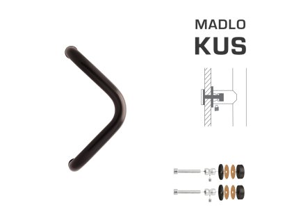 WA - MADLO M6 WA/C-S-SKLO ks  HNM.T - hnedá matná tmavá (RAL 8019)